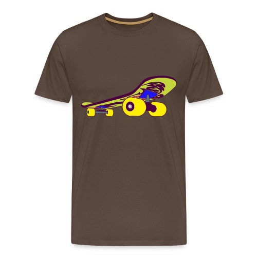 Skateboard Collection - Premium T-skjorte for menn