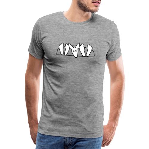 Podenco im Bett - Männer Premium T-Shirt