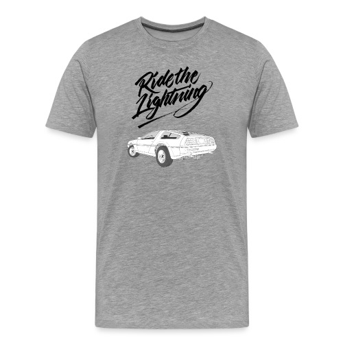 Delorean – Ride The Lightning - Männer Premium T-Shirt