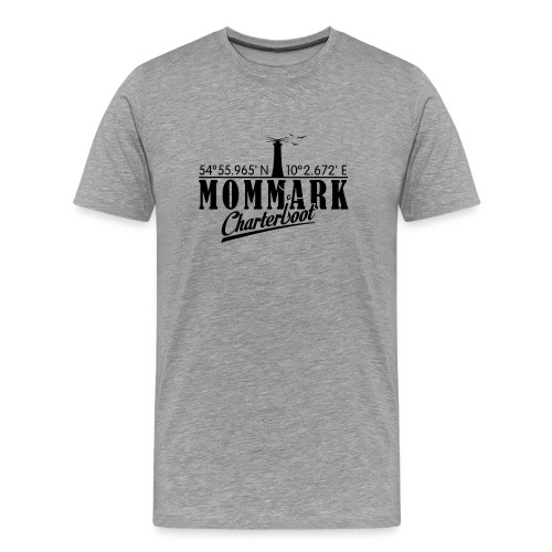 Mommark Leuchtturm Koordinaten Shirts - Männer Premium T-Shirt
