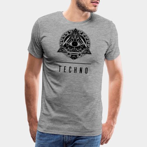 the EYE of TECHNO - Männer Premium T-Shirt