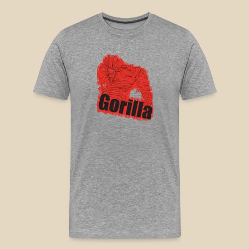 Red Gorilla - T-shirt Premium Homme