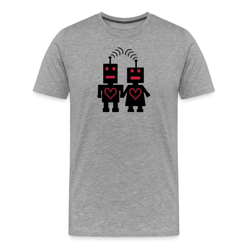 Roboter Liebe - Männer Premium T-Shirt
