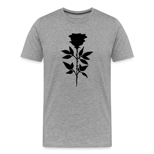 Rose noire - T-shirt Premium Homme
