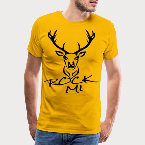 rock mi hirsch - Männer Premium T-Shirt