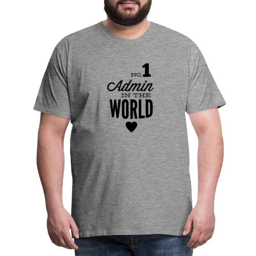 Der beste Admin der Welt - Männer Premium T-Shirt