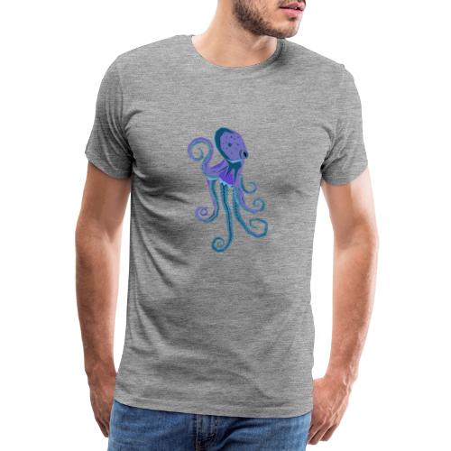 Lila Oktopus - Männer Premium T-Shirt