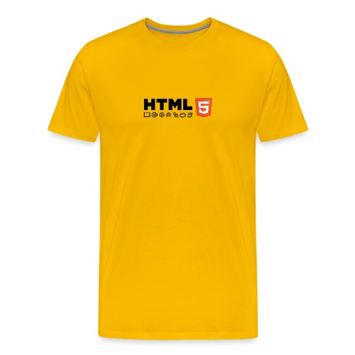 Html 5 - T-shirt Premium Homme