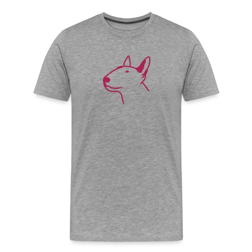 Bullterrier Head 1c - Männer Premium T-Shirt