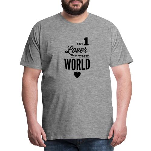 Bester Liebhaber der Welt - Männer Premium T-Shirt