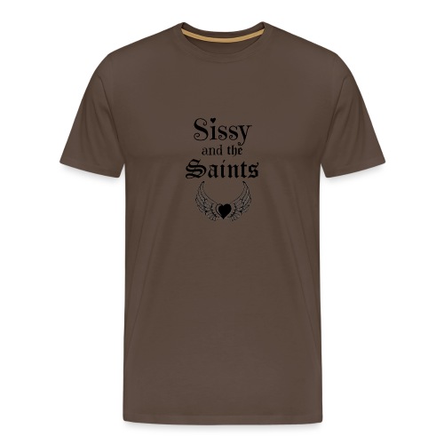 Sissy & the Saints zwarte letters - Mannen Premium T-shirt