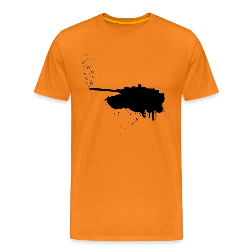 soap bubbles splash tank - Black - Männer Premium T-Shirt