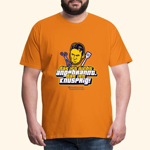 Grillen T-Shirt Spruch nicht angebrannt - Männer Premium T-Shirt