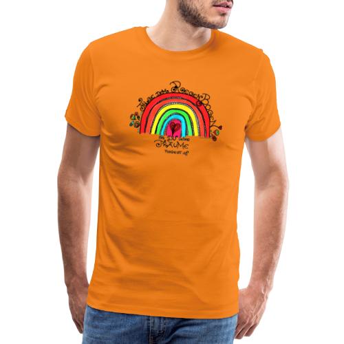 Folge dem Regenbogen - Männer Premium T-Shirt