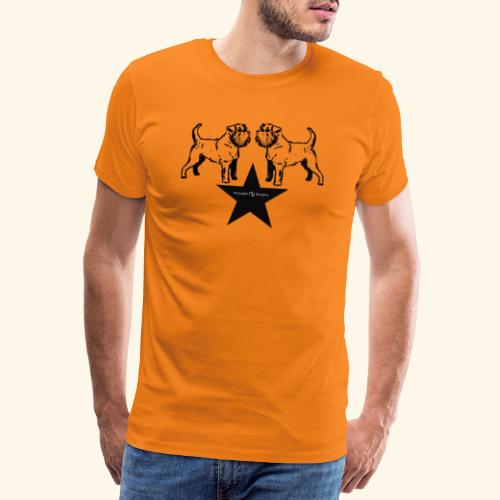 Brussels Griffon Logo - T-shirt Premium Homme