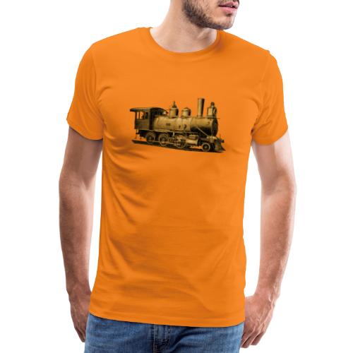 Steam Lokomotive Dampf Eisenbahn Steampunk - Männer Premium T-Shirt