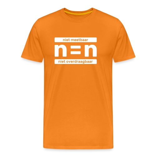 T-shirt n=n campagne - Mannen Premium T-shirt