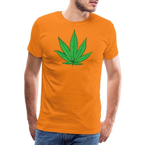 Feuille de cannabis - T-shirt Premium Homme
