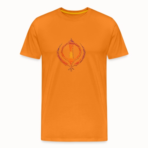 T-shirt sikh khanda encompassing world religions - Men's Premium T-Shirt