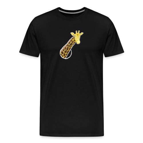 the looking giraffe - Männer Premium T-Shirt