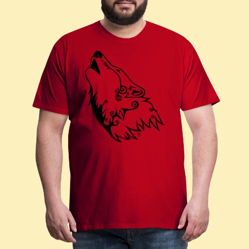 Le Loup de Neved (version traits) - T-shirt Premium Homme