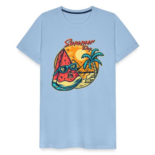 Summer Day - Wassermelone - Männer Premium T-Shirt