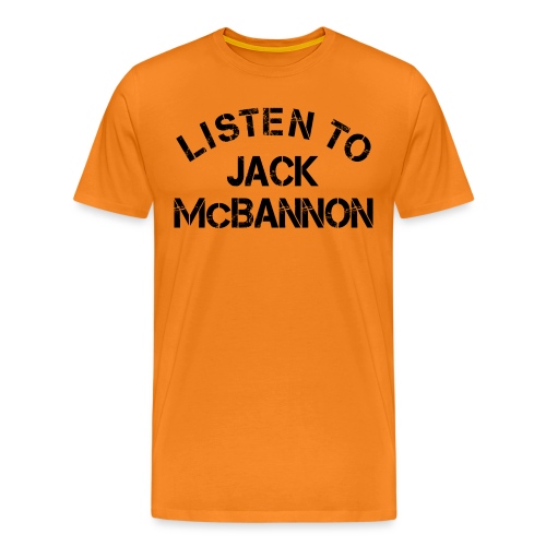 Listen To Jack McBannon (Black Print) - Koszulka męska Premium