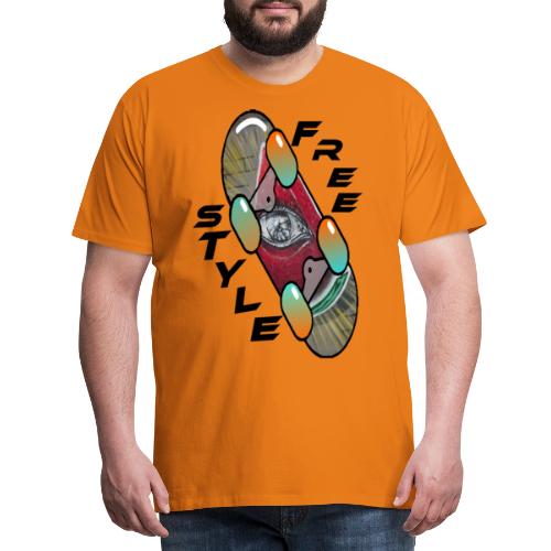 Skateboard Freestyle 2 - Männer Premium T-Shirt