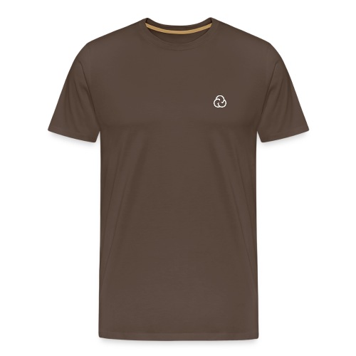 Kulte • Minimalistisches weißes Logo - Männer Premium T-Shirt
