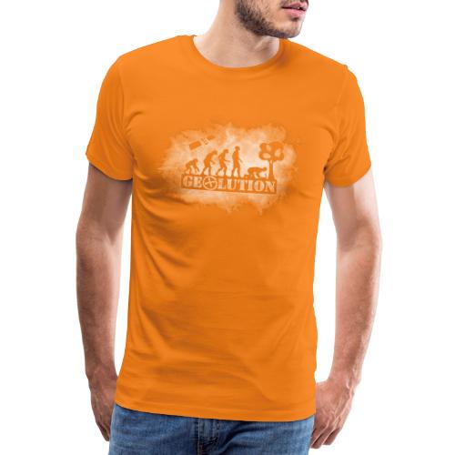 Geolution-light-grunge - Männer Premium T-Shirt