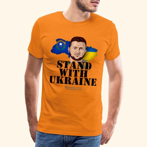 Ukraine Unterstützer Merch Nevada Selenskyj - Männer Premium T-Shirt