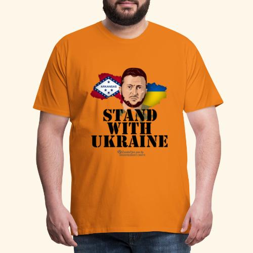 Ukraine Arkansas - Männer Premium T-Shirt