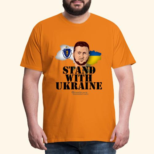 Massachusetts Ukraine - Männer Premium T-Shirt