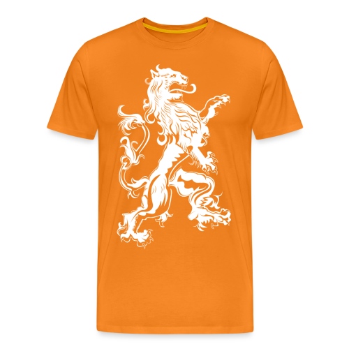 NL Leeuw Koningsdag Rechts - Mannen Premium T-shirt