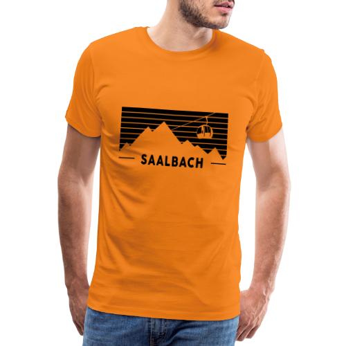 Saalbach Stripes - Mannen Premium T-shirt
