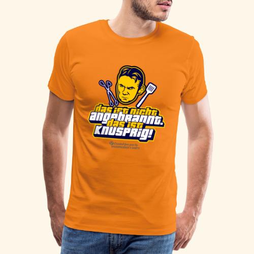 Grillen T-Shirt Spruch nicht angebrannt - Männer Premium T-Shirt
