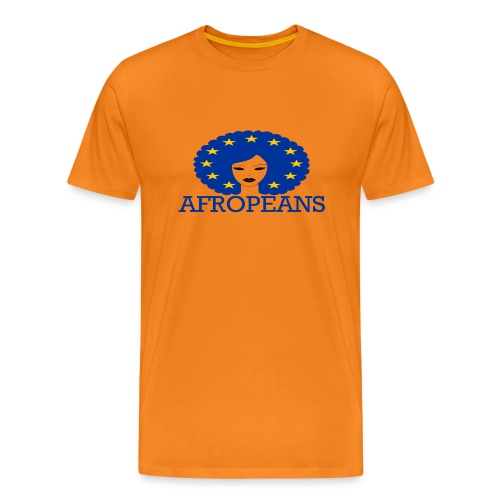 Afropeans Blue - Mannen Premium T-shirt