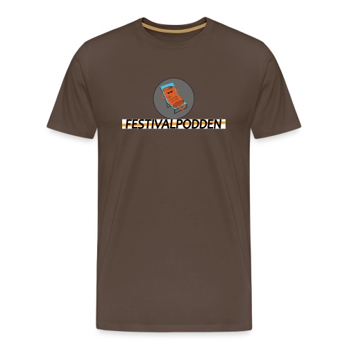 Festivalpodden - Loggorna - Premium-T-shirt herr