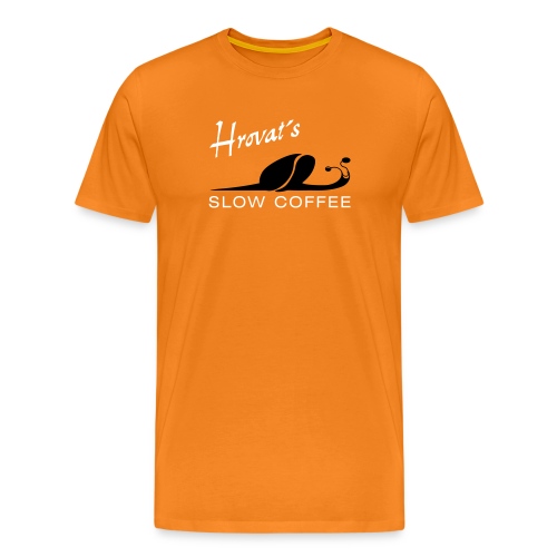 slow coffee hrovats logo 2022 ws - Männer Premium T-Shirt