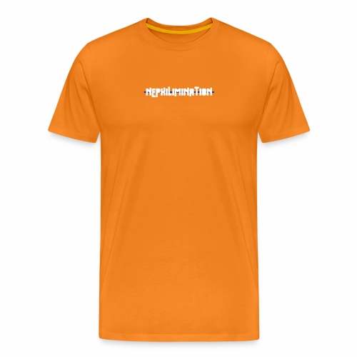 nephilimination logo white - Mannen Premium T-shirt