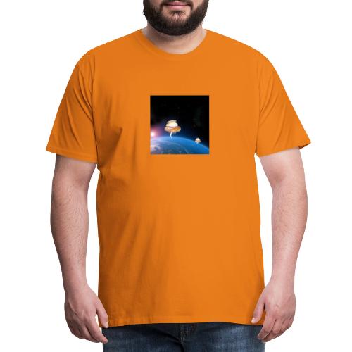 Semlor in Space - Premium-T-shirt herr