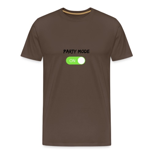 Party mode on tshirt - Mannen Premium T-shirt