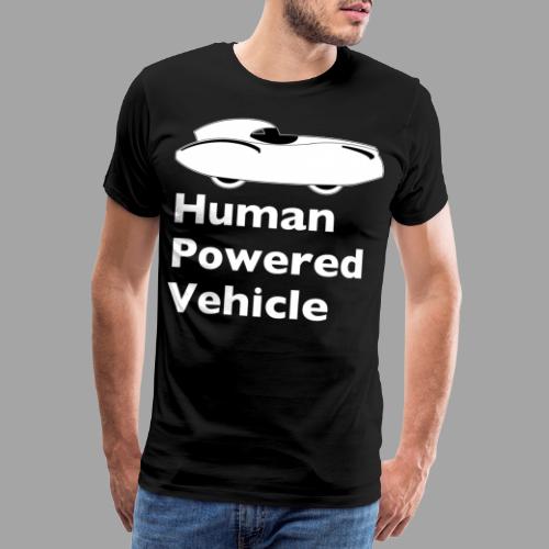 Quattrovelo Human Powered Vehicle white - Miesten premium t-paita