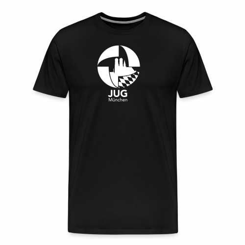 JUG München Logo einfarbig - Männer Premium T-Shirt