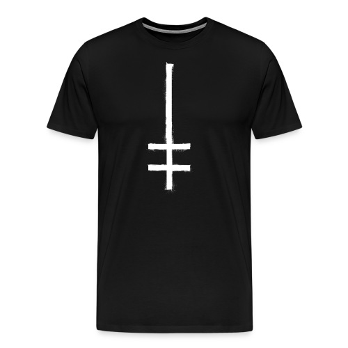 symbol cross upside down 1 - Men's Premium T-Shirt