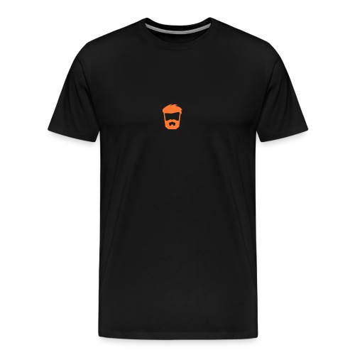 beard orange png - Premium-T-shirt herr