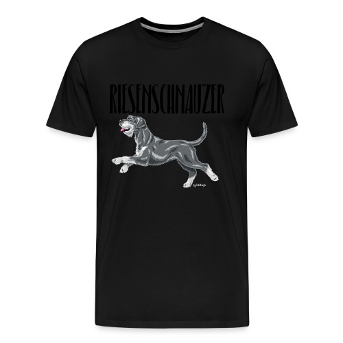 Riesenschnauzer 01 - Men's Premium T-Shirt