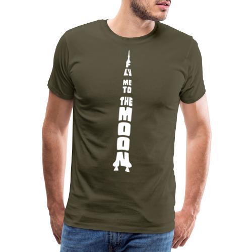 Fly me to the moon - Mannen Premium T-shirt