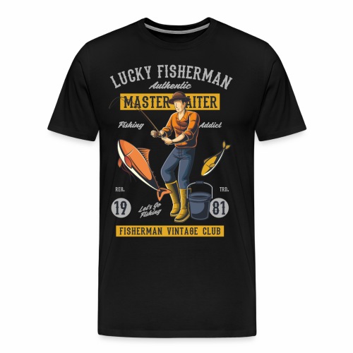 Lucky Fisherman - Männer Premium T-Shirt