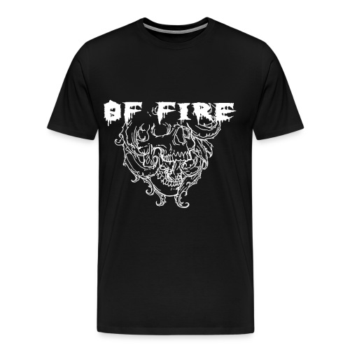 OF FIRE SKALLE VIT - Men's Premium T-Shirt